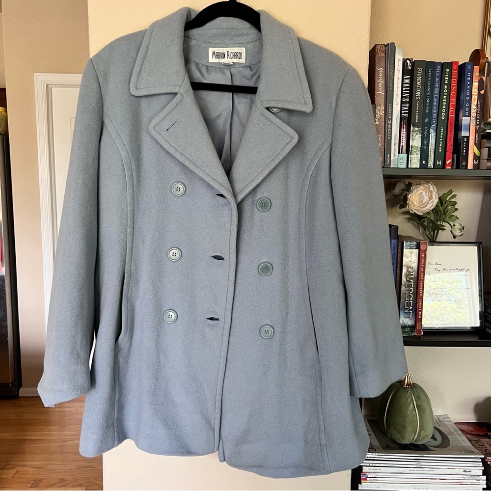Vintage blue peacoat